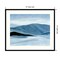 Indigo Range I (Mountain) by Annie Warren Wood Framed Wall Art Print